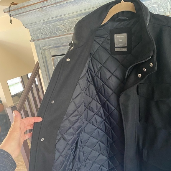 The Gap Lanificio Nello Gori True Black Wool Fatigue Jacket - Picture 3 of 15